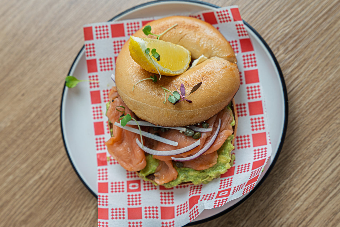 🥯🥑 Avocado & Salmon Bagel
