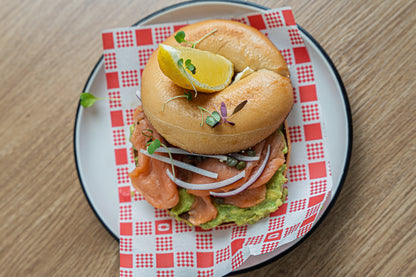 🥯🥑 Avocado & Salmon Bagel
