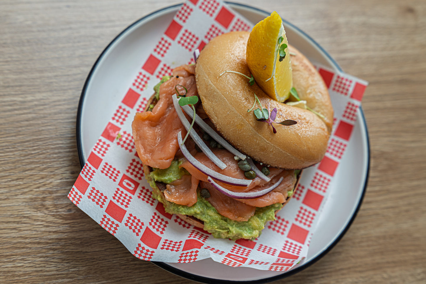 🥯🥑 Avocado & Salmon Bagel