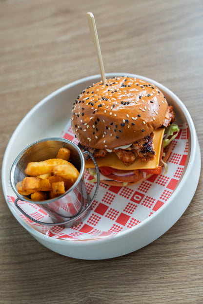 ✨🍔🔥 Tandoori Chicken Burger – Our Star Dish ✨